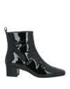Carel Paris Leather Estime Ankle Boots 40 In Black