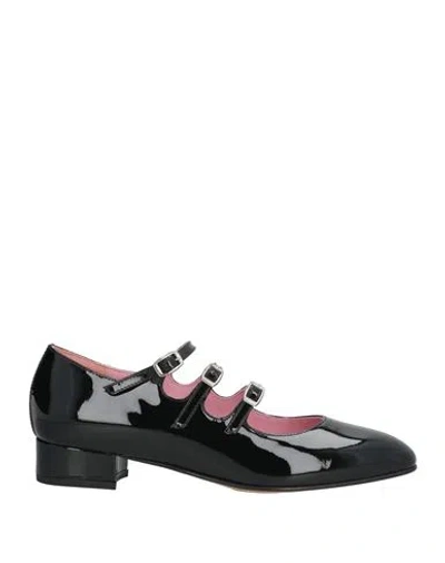 Carel Paris Woman Ballet Flats Black Size 6 Leather
