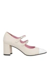 Carel Paris 70mm Leather Pumps In Beige