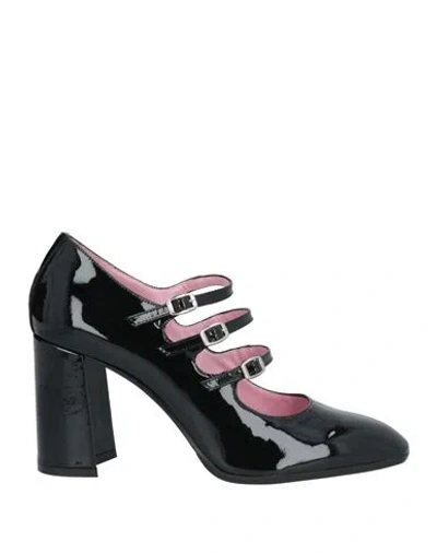 Carel Paris Woman Pumps Black Size 10 Leather