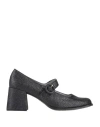 Carel Paris Woman Pumps Black Size 11 Textile Fibers