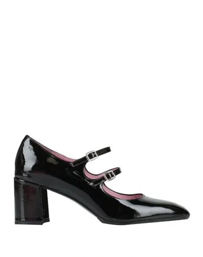 Carel Paris Woman Pumps Black Size 6 Leather
