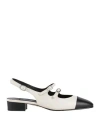 Carel Paris Woman Pumps Black Size 10 Leather In Black