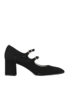 Carel Paris Woman Pumps Black Size 6.5 Leather In Black
