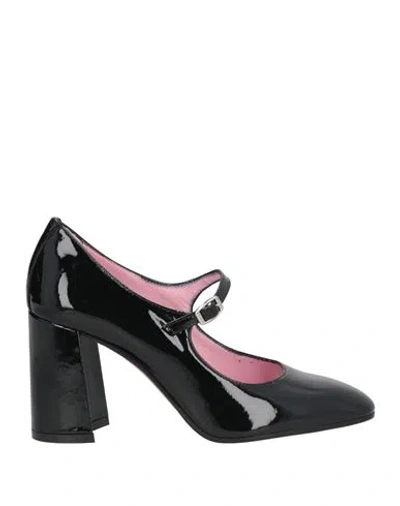 Carel Paris Woman Pumps Black Size 8 Leather
