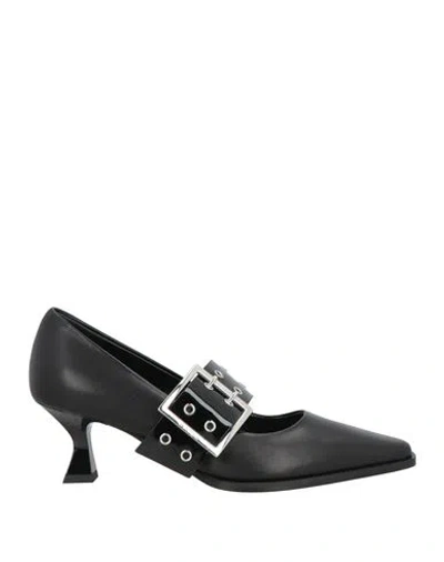 Carel Paris Woman Pumps Black Size 8 Leather