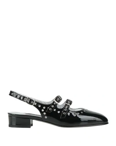 Carel Paris Woman Pumps Black Size 8 Leather