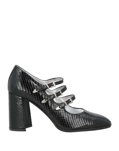 Carel Paris Woman Pumps Black Size 8 Leather