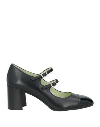 Carel Paris Woman Pumps Black Size 8 Leather