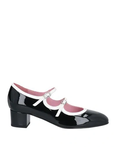 Carel Paris Woman Pumps Black Size 8 Leather