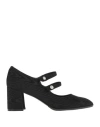 Carel Paris Woman Pumps Black Size 8 Textile Fibers In Black