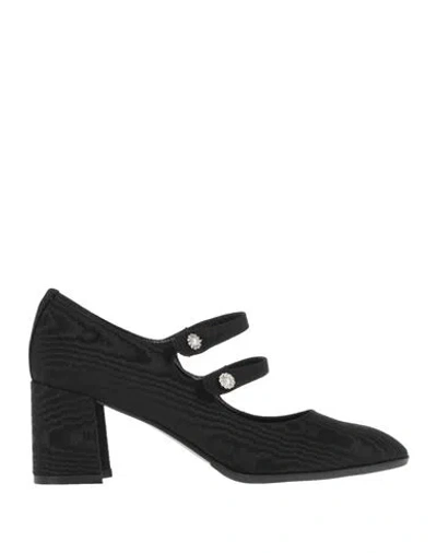 Carel Paris Woman Pumps Black Size 8 Textile Fibers