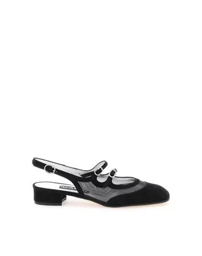 Carel Paris Peach Night Pumps In Black