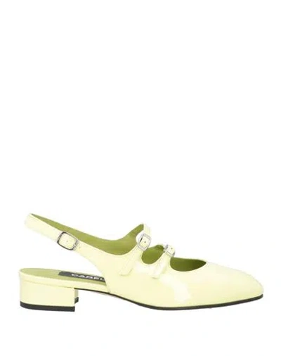 Carel Paris Woman Pumps Lime Green Size 7 Leather