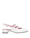 Carel Paris Woman Pumps White Size 7.5 Leather
