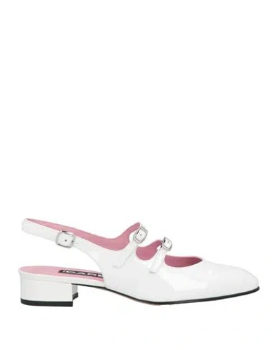 Carel Paris Woman Pumps White Size 7.5 Leather