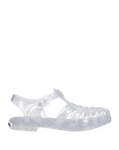 Carel Paris Woman Sandals Transparent Size 6 Rubber