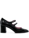 Carel Paris Alice Patent Leather Pumps In Black