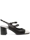 Carel Paris Patent Leather Papaya Mary Janes 60 In Black