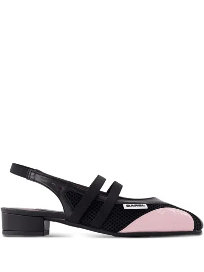 CAREL PARIS X MAITREPIERRE SLINGBACK MESH PUMPS