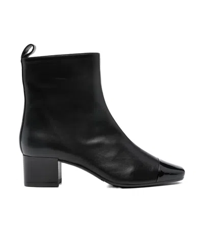 CAREL PARIS ZIPPERED SHORT BOOTS