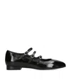 Carel Patent Leather Ariana Ballet Flats In Black