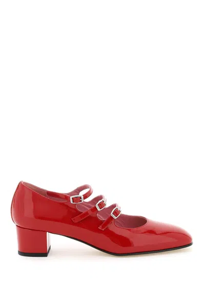 Carel Patent Leather Kina Mary Jane In Red