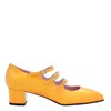 Carel Patent Leather Kina Mary Janes Pumps In Orange
