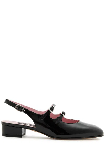 Carel Peche 40 Patent Leather Mary Jane Pumps In Black