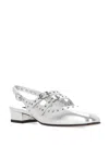 Carel Block Heel Slingback Studded Embellishments