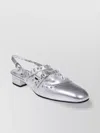 Carel Block Heel Slingback Studded Embellishments