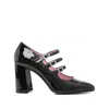 Carel Keel Patent Leather Pumps In Black