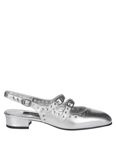 Carel Silver Low-heeled Mary Jane 05 Shoes