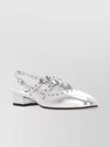Carel Block Heel Slingback Studded Embellishments