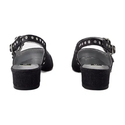 Carel Sling Back Queen Flat In Black