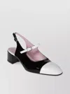 Carel Slingback Strap Block Heel Closed Toe