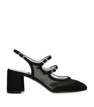 Carel Suede Bananight Slingback Pumps 60 In Black