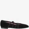 Carel Tutu Ballerinas -  - Leather - Black In Black