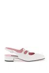 Carel Flate Double Strap Slingback In White
