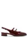 Carel Patent Leather Peche Slingback Pumps In Red