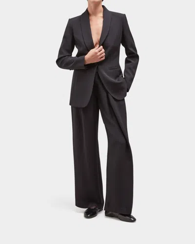 Careste Anastasia Silk Blazer In Black