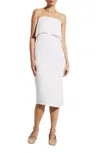 Careste Chloe Dress In White Sand In White
