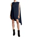 Careste Matilde Mini Dress In Midnight Blue In Blue