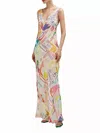 CARESTE MELANIE DRESS IN ABSTRACT COURAGE
