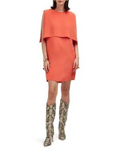 Careste Morgan Dress In Flame In Orange