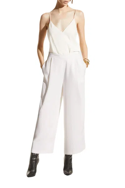 Careste Sander Cropped Pant In White Sand