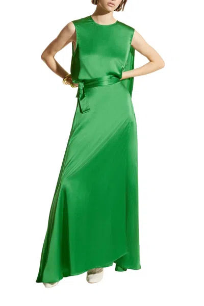 Careste Zara Wrap Skirt In Green Bee In Multi