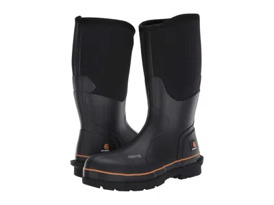 Carhartt 15 Waterproof Carbon Nano Comp Toe Rubber Boots In Black