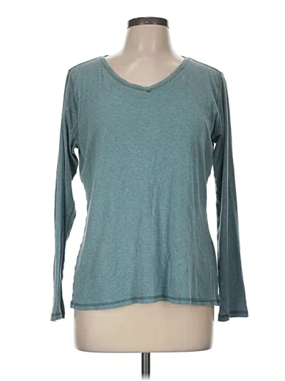 Pre-owned Carhartt 3/4 Sleeve T-shirt In Blue