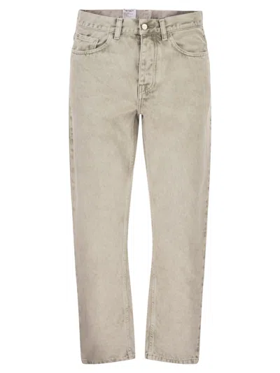 Carhartt 5-pocket Denim Trousers In Green